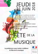 Venez fêter la musique à la Préfecture Jeudi 21 Juin de 12h à 15h ! 